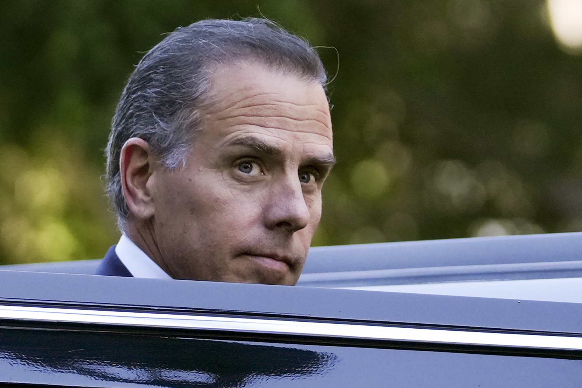 FILE - Hunter Biden steps into a vehicle as he leaves federal court, Thursday, Sept. 5, 2024, in Los Angeles, after pleading guilty to federal tax charges. (AP Photo/Eric Thayer, File)