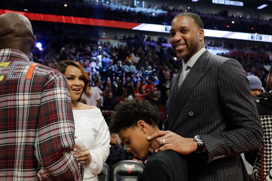 FILE - Tracy McGrady is seen during the second half of the NBA All-Star basketball game, Feb. 16, 2020, in Chicago. (AP Photo/Nam Huh, File)