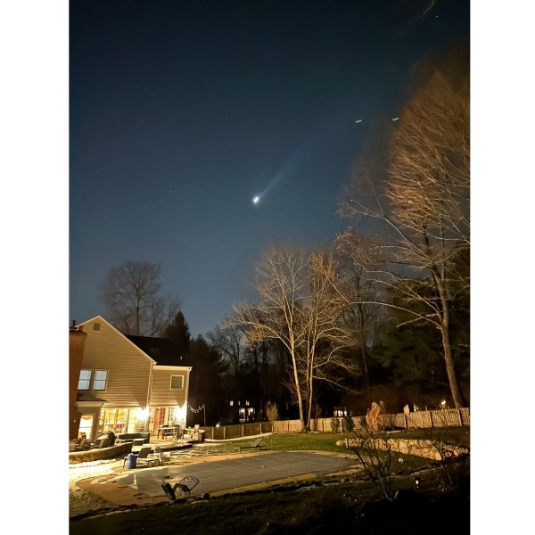 Multiple drones are seen over Bernardsville, N.J., Dec. 5, 2024 (Brian Glenn/TMX via AP)