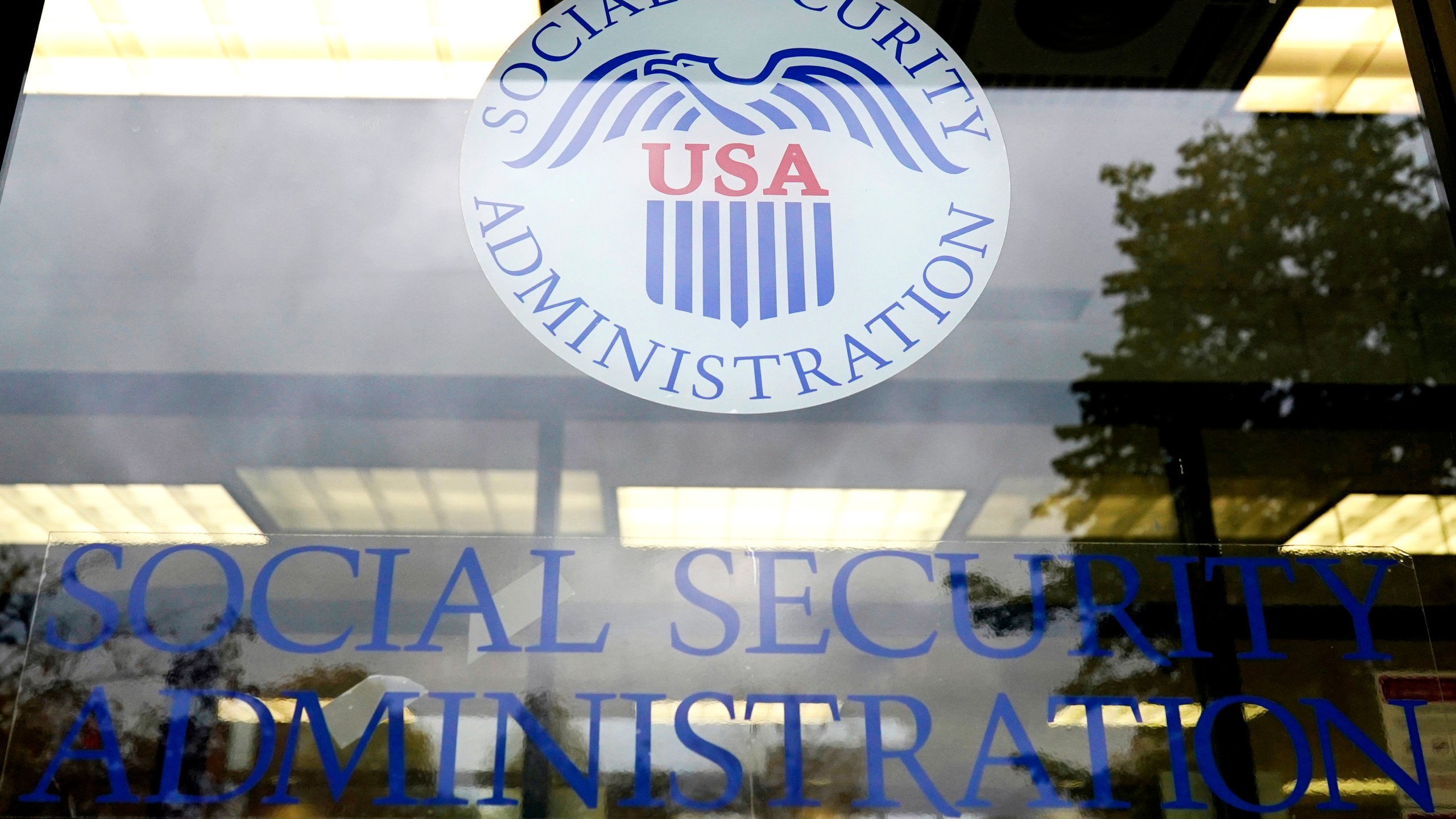 FILE - The Social Security Administration office is seen in Mount Prospect, Ill., Oct. 12, 2022.(AP Photo/Nam Y. Huh, File)