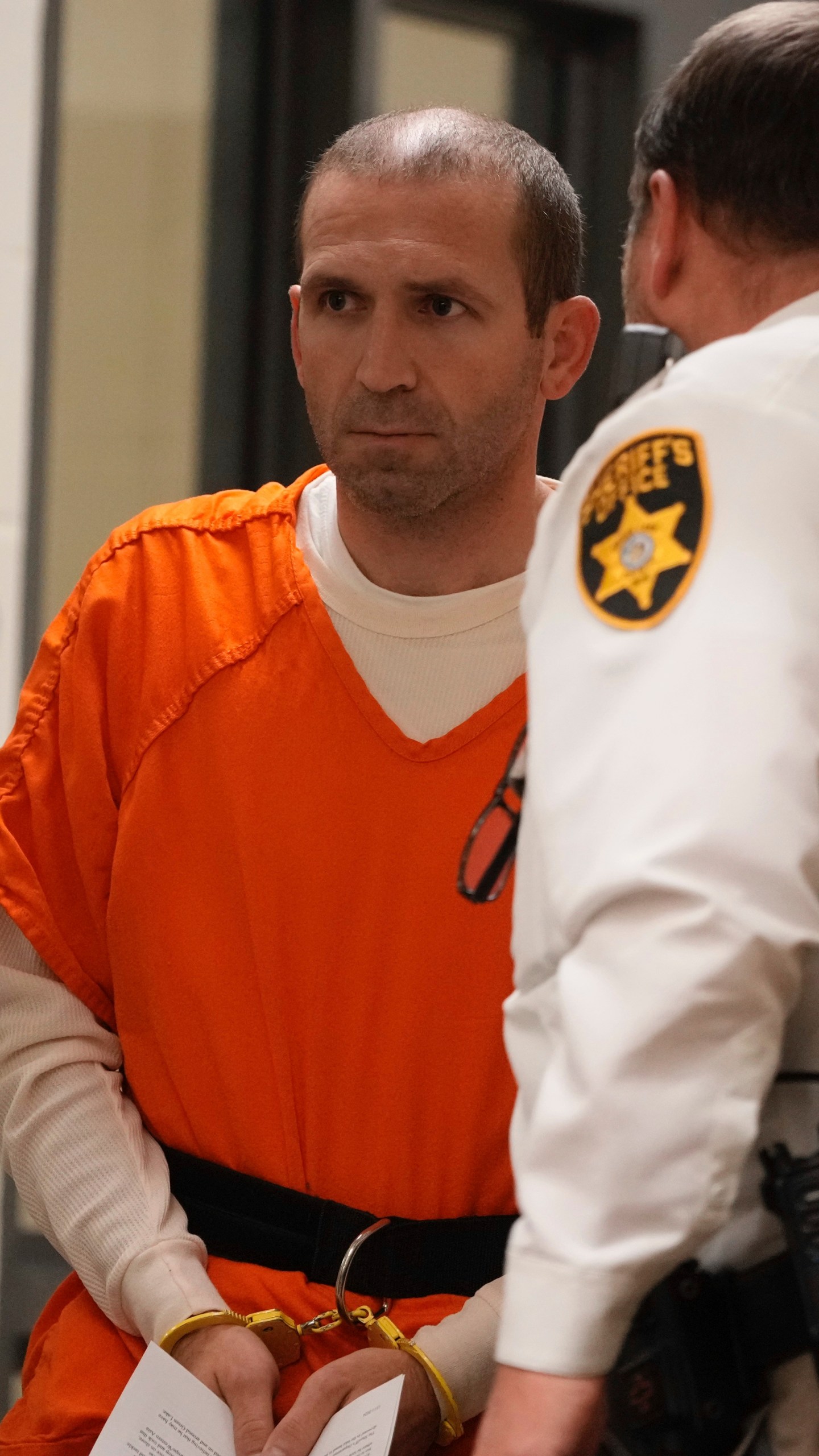 Ryan Borgwardt appears in a Green Lake County courtroom Wednesday, Dec. 11, 2024, in Green Lake. (AP Photo/Morry Gash)