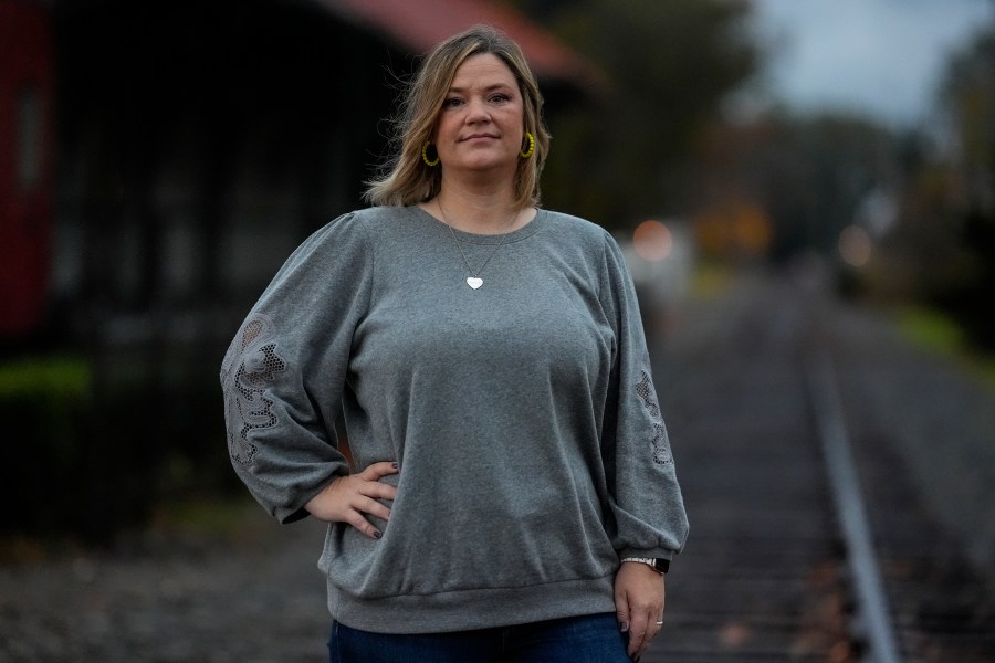 Lisa Webb poses for a photo, Tuesday, Nov. 26, 2024, in Woodstock, Ga. (AP Photo/Mike Stewart)