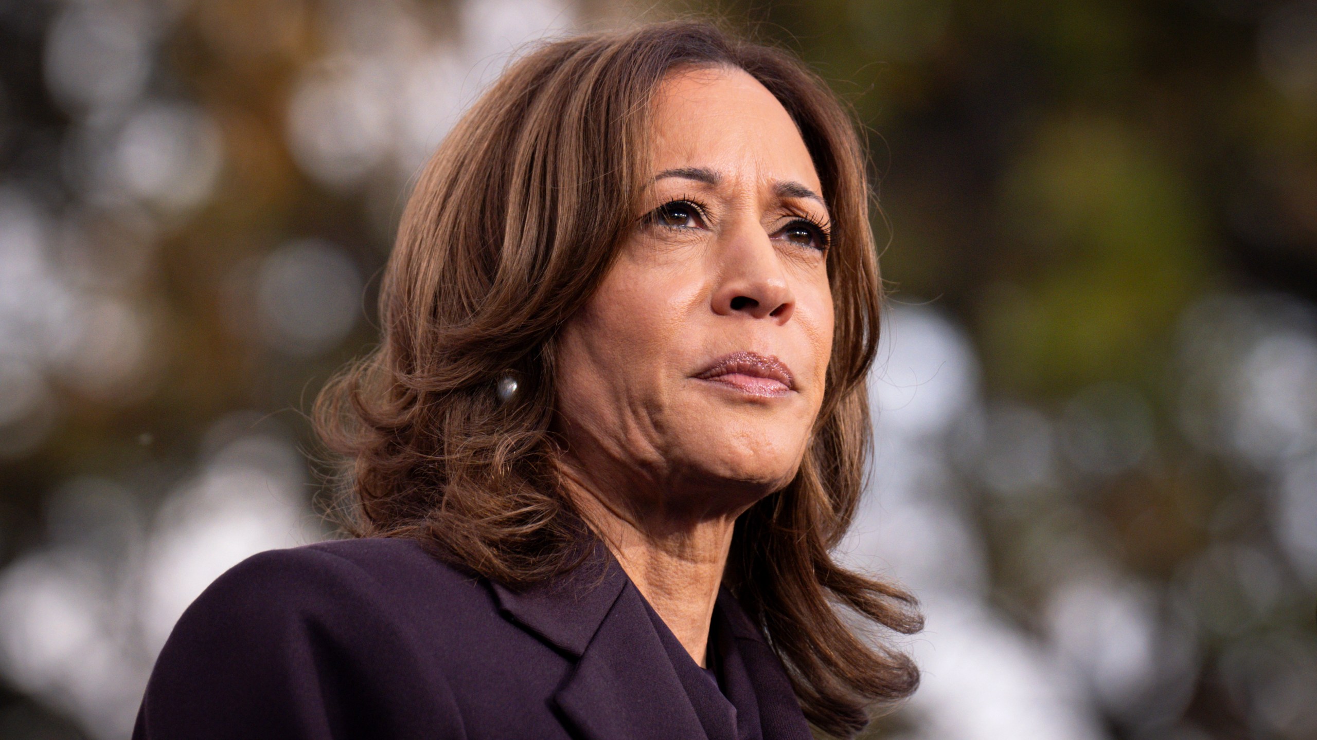 FILE - Democratic presidential nominee Vice President Kamala Harris speaks, Nov. 6, 2024, in Washington. (AP Photo/Jacquelyn Martin, File)