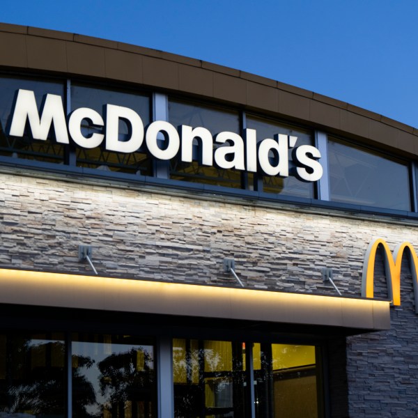 FILE - A McDonald's restaurant stands in Albany, Ore., April 29, 2024. (AP Photo/Jenny Kane, File)