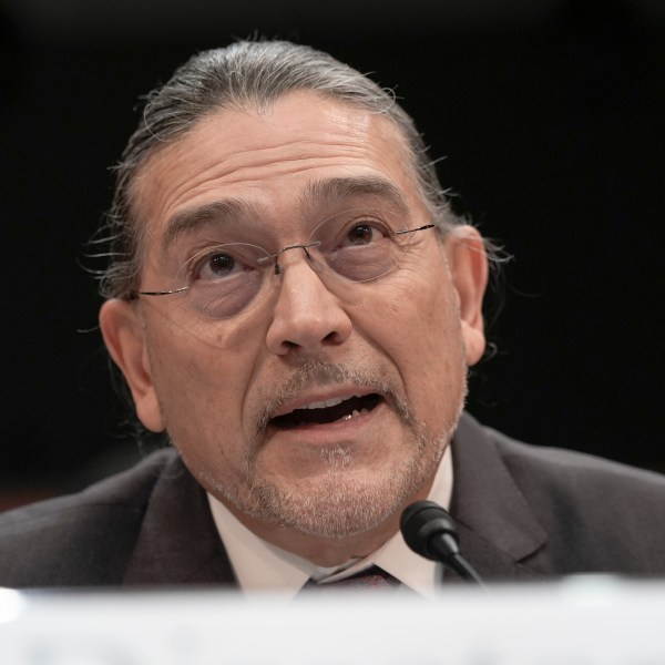 FILE = U.S. Census Bureau Director Robert Santos, testifies during a House Committee on Oversight and Accountability hearing on oversight of the U.S. Census Bureau, Thursday, Dec. 5, 2024, on Capitol Hill in Washington. (AP Photo/Mariam Zuhaib, File)