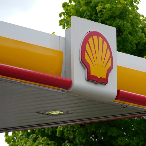 FILE - The Shell oil company logo is displayed at a fuel station in London, on May 5, 2022. (AP Photo/Alastair Grant, File)