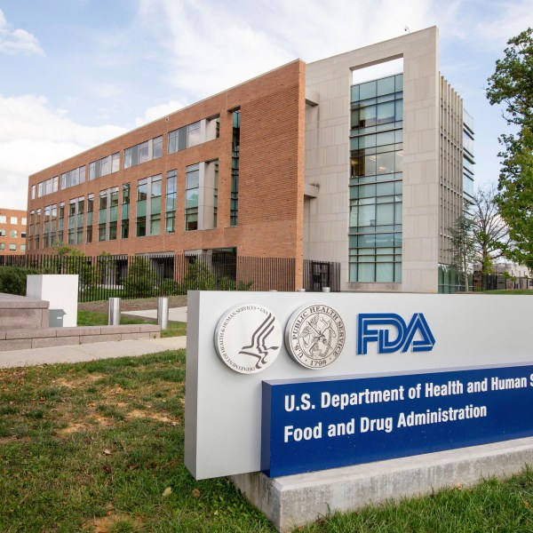 FILE - The U.S. Food and Drug Administration campus in Silver Spring, Md., is photographed on Oct. 14, 2015. (AP Photo/Andrew Harnik, File)