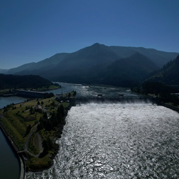 FILE - The Columbia River is seen near Cascade Locks, Ore., on Tuesday, June 21, 2022, near where a diver discovered a car that is believed to belong to a family that's been missing since 1958."(AP Photo/Jessie Wardarski, File)